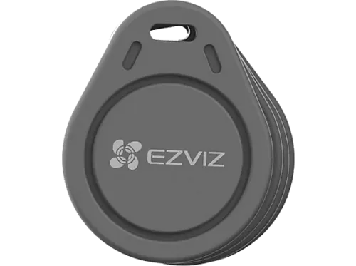 Dispositivo apertura de puertas | Ezviz Llaves RFID, Máxima Seguridad, 4x Tarjetas de Proximidad, Compatibles con el Videoportero HP7, Gris Oscuro