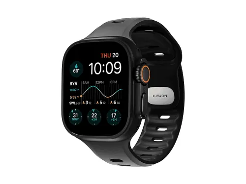 Correa | Correa Deportiva Rítmica Nomad Apple Watch 49mm Negra NOMAD, Negro