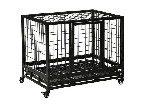 Jaula para Perro | PAWHUT D02-020, para Perro, Negro