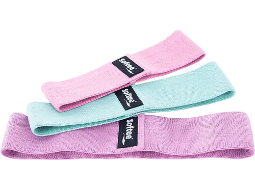 Bandas de Resistencia | SOFTEE Pack 3 Hip Bands Softee, Multicolor