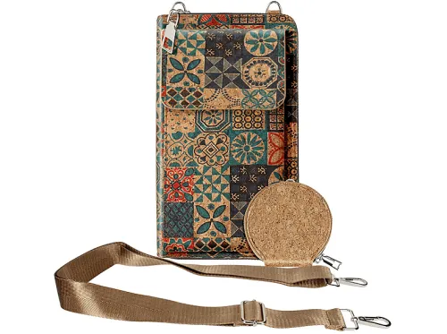 Bolso para móvil | AVIZAR WALL-2-CRA, Compatible con Apple iPhone, Multicolor