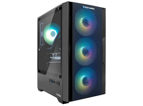 PC Gaming | DEEPGAMING RAPTOR, Intel Core i7-12700F, 16 GB RAM, 1 TB SSD, GeForce RTX™ 5050, Windows 11 Pro, Negro