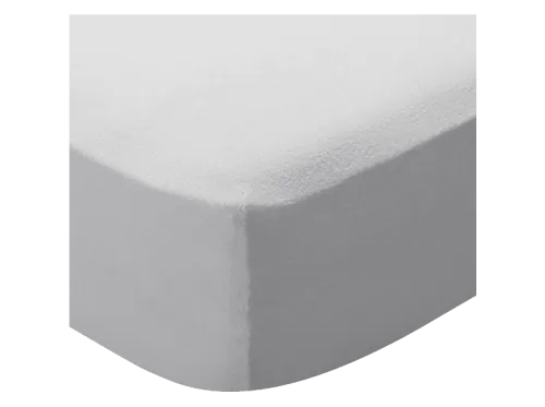 Protector de cama | PIKOLIN HOME Dermoprotector con Aloe Vera Para Pieles Atópicas Faldón 5 caras, 135 cm x 190 cm, Rizo de algodón, Blanco