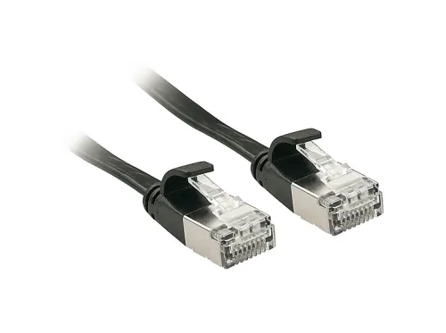 Cable de red | LINDY 47483, Cat-5e, sin protección, , Negro