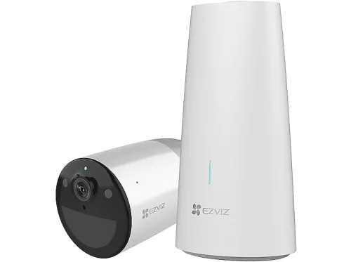 Kit de seguridad doméstico | EZVIZ BC1 B1/1 CAM BATERIA+BASE/365 DURACION, Full-HD, 1920x1080, Función de visión nocturna, Blanco