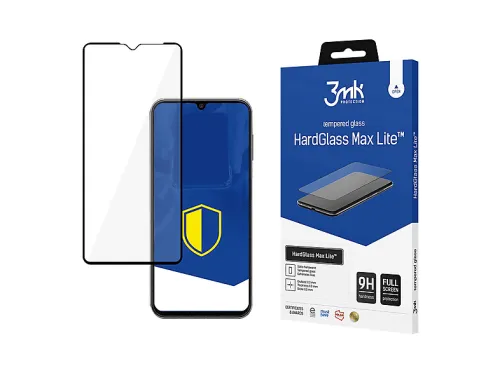Protector pantalla móvil | Samsung Galaxy A14 4G/5G - 3mk HardGlass Max Lite 3MK, Samsung, Samsung Galaxy A14 4G/5G, Cristal templado