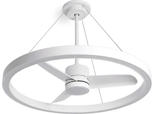 Ventilador de techo | CREATE WIND HALO, 36 W, 6 velocidades, Blanco