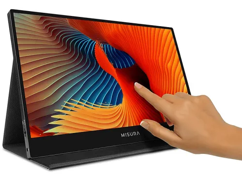 Monitor portátil | MISURA M16T, 16 ", Full-HD, 30 ms, 60 Hz, Negro