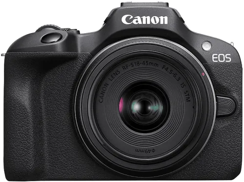 Cámara EVIL | CANON EOS R100/RF-S 18-45MMIS STM, 25,8 megapixel, CMOS, 4K 3840p, Negro
