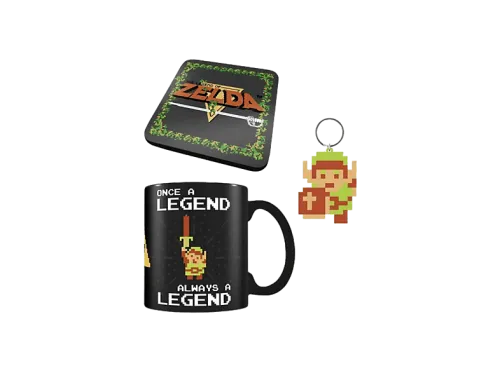 Pack Merchandising | SHERWOOD THE LEGEND OF ZELDA - CAJA REGALO RETRO