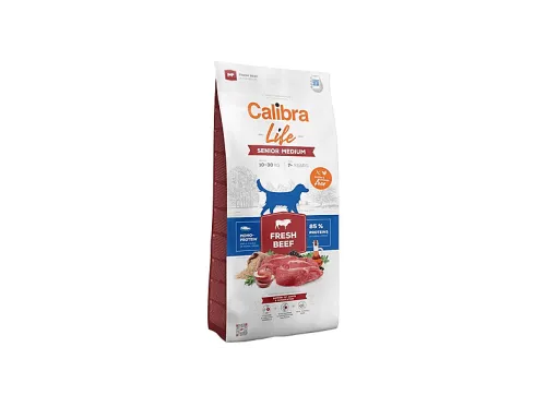 Pienso para perros | CALIBRA life senior medium carne fresca 12 kg, 12 kg, para Perro