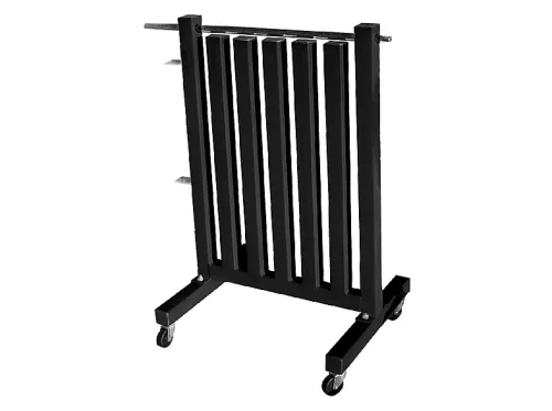 Barra de pesas | SOFTEE Soporte Para Pesas De Vinilo Ruedas Y Barra, Blanco
