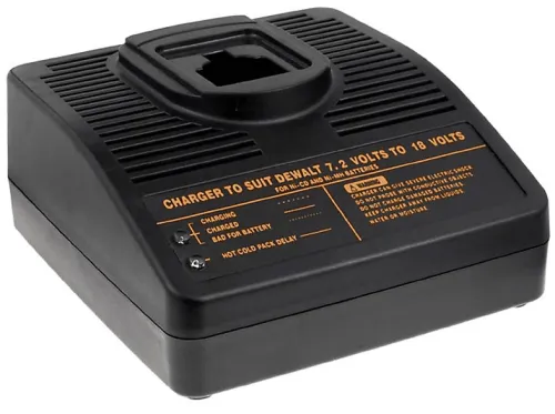 Cargador | POWERY Cargador de batería para DEWALT modelo DW9075, 7,5Wh, Negro