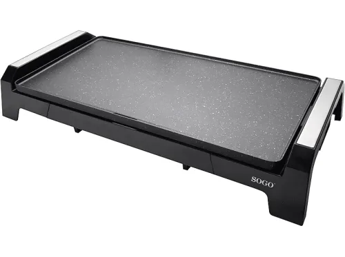 Plancha de asar | SOGO Plancha de Asar 2200W SOGO BAR SS 10335, 2200 W, Negro
