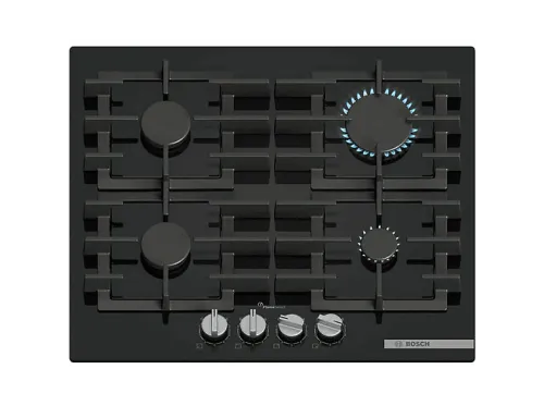 Placa de gas | BOSCH Serie 6 PPP6A6I40, 4 zone(s) zonas, Propane/butane, 590 mm, Negro