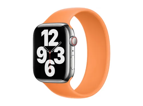 Correa | Solo Loop -, Ajustable, Compatible con Watch 38/40/41/42 mm APPLE, Amarillo