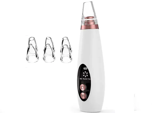 Limpiador Facial | KLACK KLEAN, Cara, Niveles de funcionamiento: Electrico de Poros y Puntos Negros Exfoliante Estiramiento Limpieza Perfecta Eliminador de Espinillas Cara Limpiador Eléctrico Acné Herramienta Aspiradora Puntos Negros Exfoliacion ., Poros