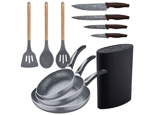 Batería de cocina | SAN IGNACIO PK5849, 13 l, alumino, Gris