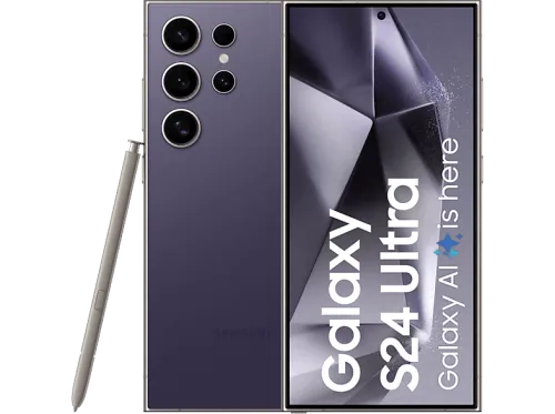 SAMSUNG Galaxy S24 Ultra, Titanium Violet, Móvil Desconocido, 1 TB, 12 GB RAM, 6,8 " QHD+, Qualcomm Snapdragon 8, Gen 3 for Galaxy Octa-Core, 5000 mAh