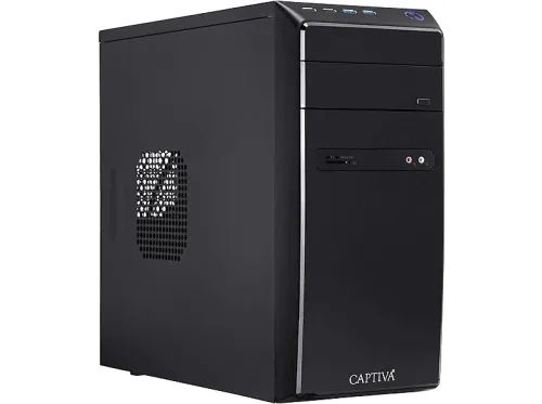 PC Sobremesa | CAPTIVA Business/Office I95-745, Intel Core Ultra 5 225, 10 Núcleos, 16 GB RAM, 1 TB SSD, UHD Graphics, FreeDOS (Sin sistema operativo), Negro