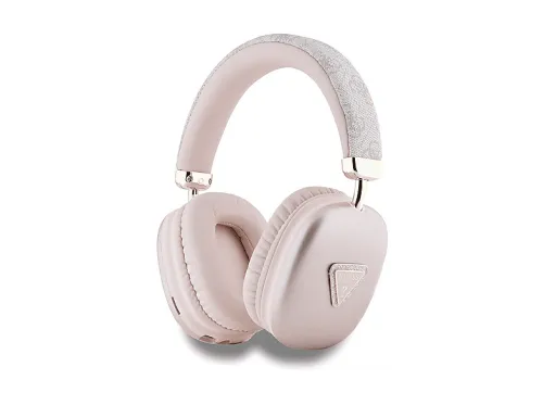 Auriculares inalámbricos | Pattern 4G Triangle GUESS, Supraaurales, Bluetooth, Rosa