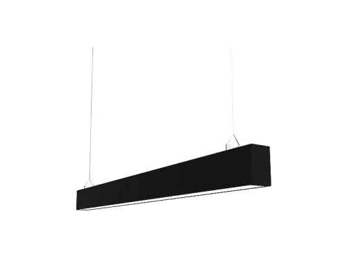 Lámpara LED lineal | Luz lineal LED 1500mm,CRI90 negro 3000K HOLA LED
