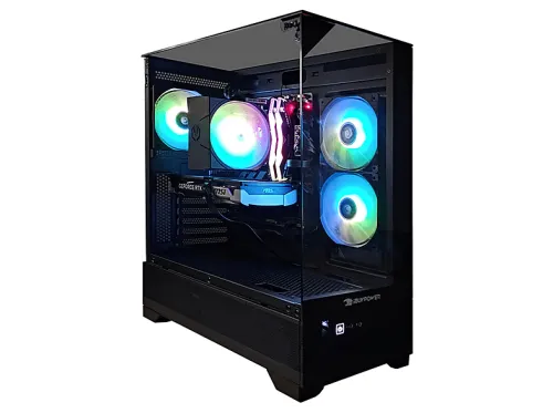 PC Gaming | IBUYPOWER Fighter Axe Lite, Ryzen 7 5700G, 16 GB RAM, 1 TB SSD, Radeon™ Onboard Graphics, Windows 11 Home, Negro