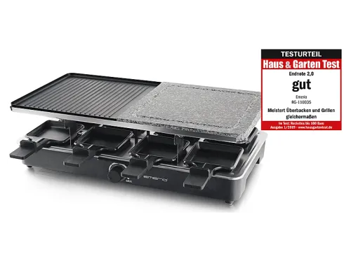 Raclette | EMERIO RG-110035, 1400 W, Negro