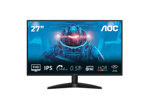 Monitor gaming | AOC 27B36X 27P/IPS/FHD/ 144HZ/0,5MS, 27,00 ", Full-HD, 0,5 ms, 144 Hz, Negro