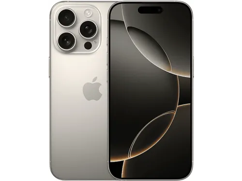 APPLE iPhone 16 Pro, Titanio, Móvil iOS, 1 TB, 6,3 " Super Retina XDR, Ceramic Shield, 120 Hz, Recubrimiento oleofóbico, Anti-huellas, Apple, A18 Pro