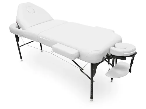 Camilla de masaje | WELLCORE WLLC1170-BL, para Piernas, Blanco