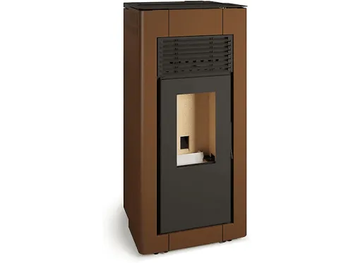 Estufa de Pellets | TJ CALEFACION ELDA, 12 kW , Marrón