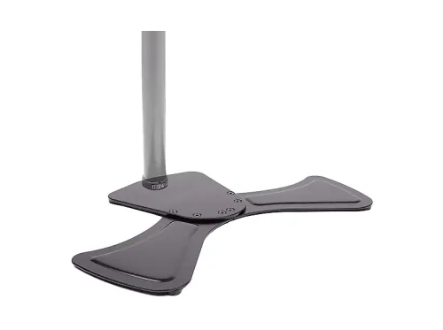 Base Fija para Poste de Soporte para Monitor | DURONIC Duronic DM75 Base Fija Poste Soporte Monitor Compatible DM15 DM25 DM35 DM45, Negro
