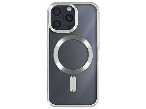 Carcasa para móvil | AVIZAR Metallic Series, Compatible con Apple iPhone 15 Pro, Plata