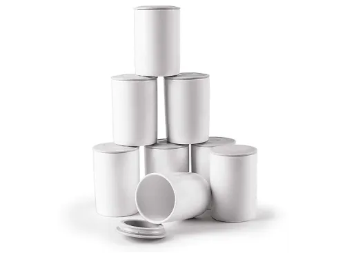 Set de vasos | DURONIC P8Y2, 125 ml, Cerámica, Blanco