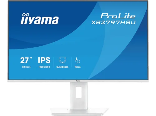 Monitor | IIYAMA ProLite XB2797HSU-W1, 27 ", Full-HD, 1 ms, 120 Hz, Blanco