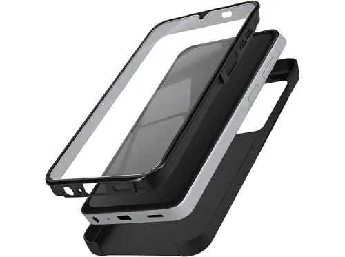 Carcasa para móvil | AVIZAR ClearGuard Collection, Compatible con Samsung Galaxy A15, Negro