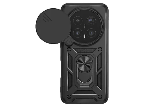 Carcasa de móvil | AVIZAR ProtectorRing, Compatible con Honor Magic 8 Pro, Negro