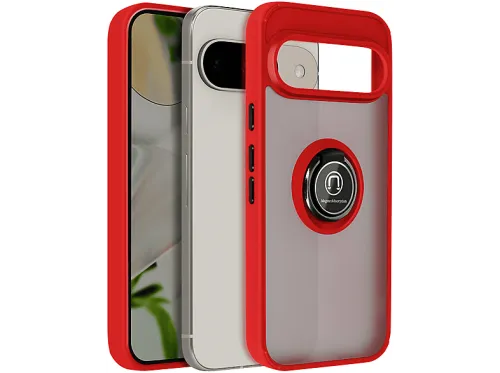 Carcasa para móvil | AVIZAR BACK-KAMEO-RD-PX9R, Compatible con Google Pixel 9, Rojo