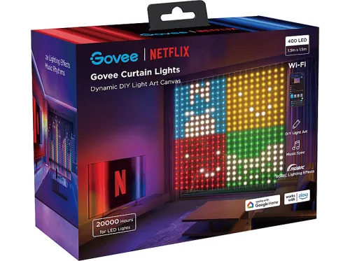 Lámpara inteligente | GOVEE H70BC, Control por voz, Multi