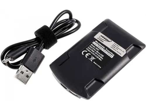 Cargador | POWERY Cargador USB para Batería Sony Modelo NP-FH30, 7,5Wh, Negro