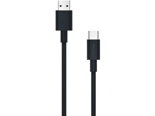 Cable USB-A a USB-C | NUBBEH Borealis Cable USB A -USB C silicona líquida, USB-C, Negro