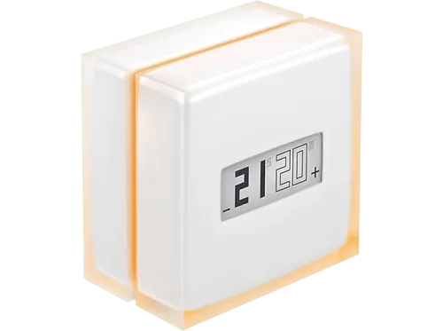 Termostato | Netatmo NTH01-EN-EU, Inteligente, Wi-Fi, Calefacción individual, Ahorro/Eco/Confort, Blanco