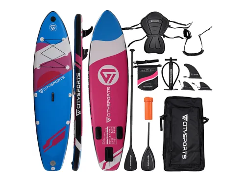 Tabla paddle surf | CITYSPORTS 320 cm con accesorios completos, Rosa