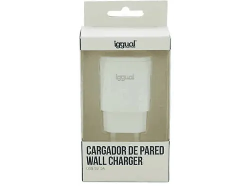 Cargador de móvil | IGGUAL IGG316924, Blanco