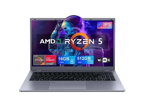 Portátil | VANWIN NS215RRTT, 15,6 " Full-HD, AMD Ryzen 5 5500(Frecuencia máxima 4,0 GHz), 16 GB RAM, 512 GB SSD, Radeon™ RX Vega 7, Windows 11 Pro, gris