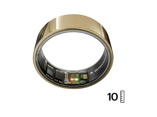 Anillo inteligente | ULTRAHUMAN RING AIR – TALLA 10, diámetro 20,75 mm, 32 mAh, Bionic Gold