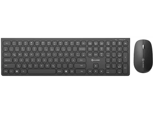 Pack Teclado + Ratón | ALOGIC ASKBT3WC-DE, Inalámbrico, idioma: DE, Bluetooth, Negro