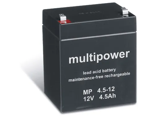 Baterías de Plomo | POWERY Powery Batería Plomo (multipower) MP4,5-12 compatible con FIAMM Modelo FG20451