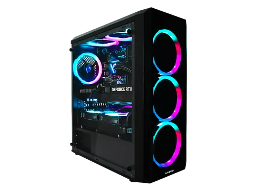 PC Gaming | GREED MK2 Pro AMD | Gaming Ordenador / Computer, AMD Ryzen 7 5700X, 32 GB RAM, 2 TB SSD, GeForce RTX™ 5070, Windows 11 Pro, Negro